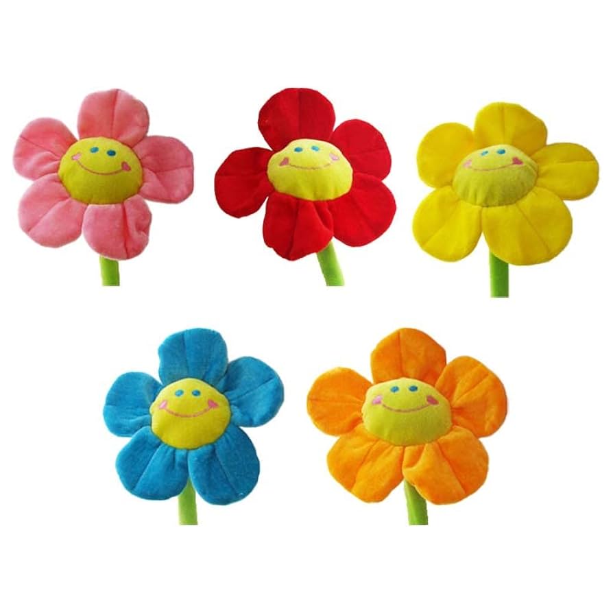 Amazon.co.jp: スマイルフラワー 花束 韓国 5本入 32cm 笑顔